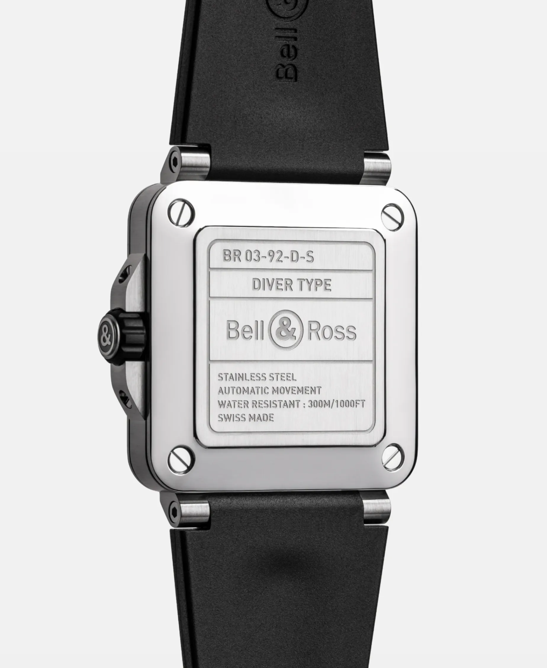 Bell & Ross BR-03 92 Diver Black Steel 42 mm | BR03A-D-BL-ST/SRB