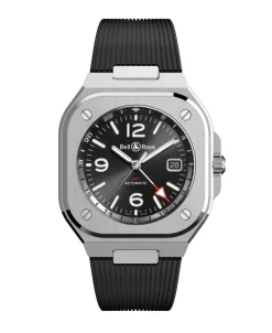 Bell & Ross BR-05 GMT Black 41 mm | BR05G-BL-ST/SRB