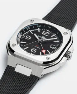 Bell & Ross BR-05 GMT Black 41 mm | BR05G-BL-ST/SRB