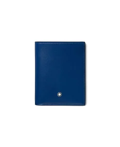 Billetero Compacto Meisterstück MONTBLANC 6 CC Piel Azul - 129678