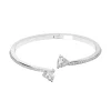 Brazalete Mesmera Corazón SWAROVSKI Blanco con Baño de Rodio | 5518814