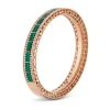 Brazalete Roberto Coin Art Decó Malaquita y Diamantes | ADV888BA1851
