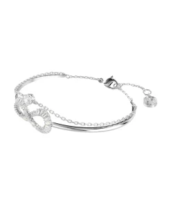 Brazalete Símbolo del Infinito Swarovski Hyperbola Baño Rodio Circonitas | 5684049