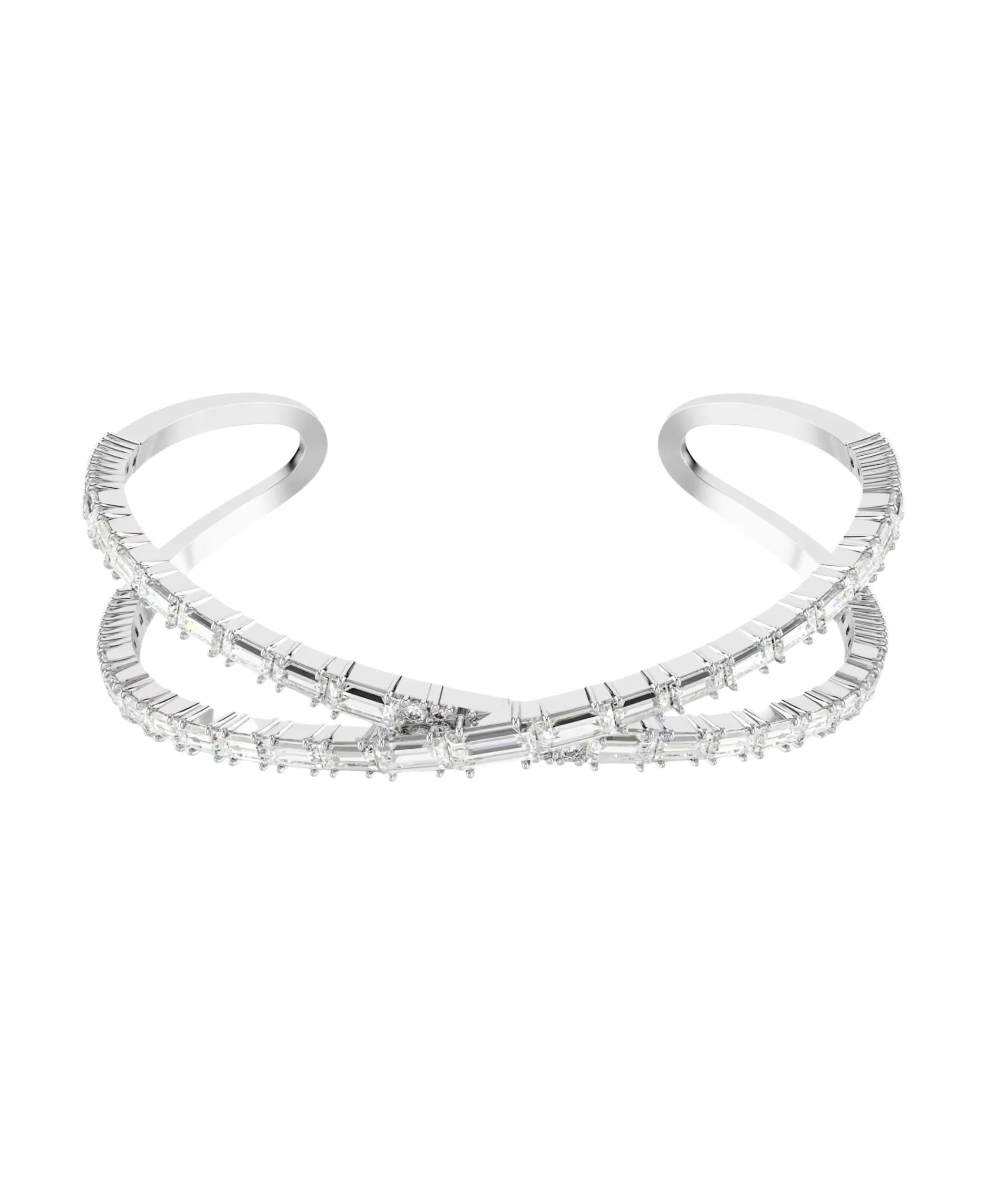 Brazalete Símbolo del infinito Swarovski Hyperbola Baño de rodio Circonita | 5677626