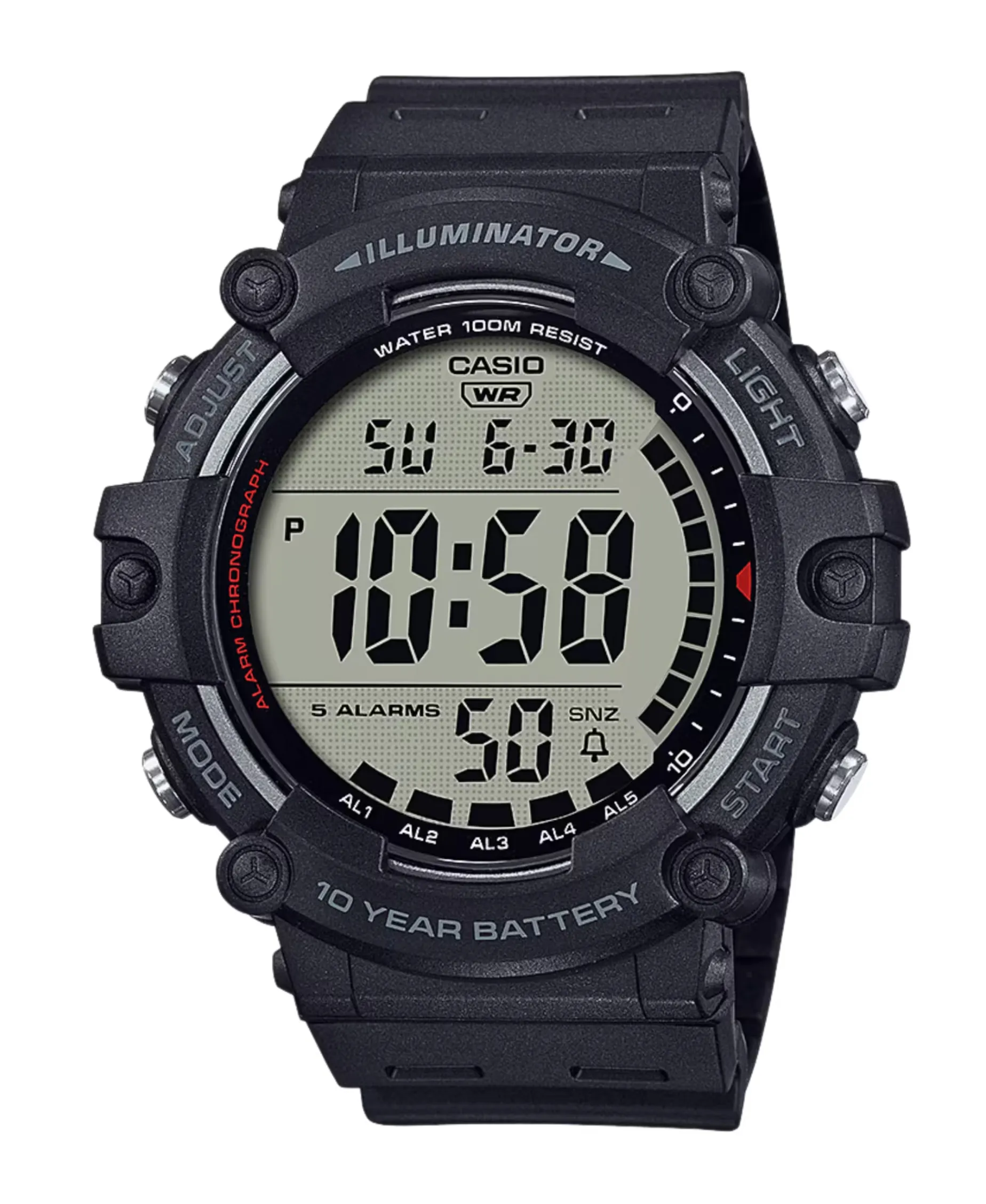 Casio Digital 54 mm | AE-1500WH-1AV