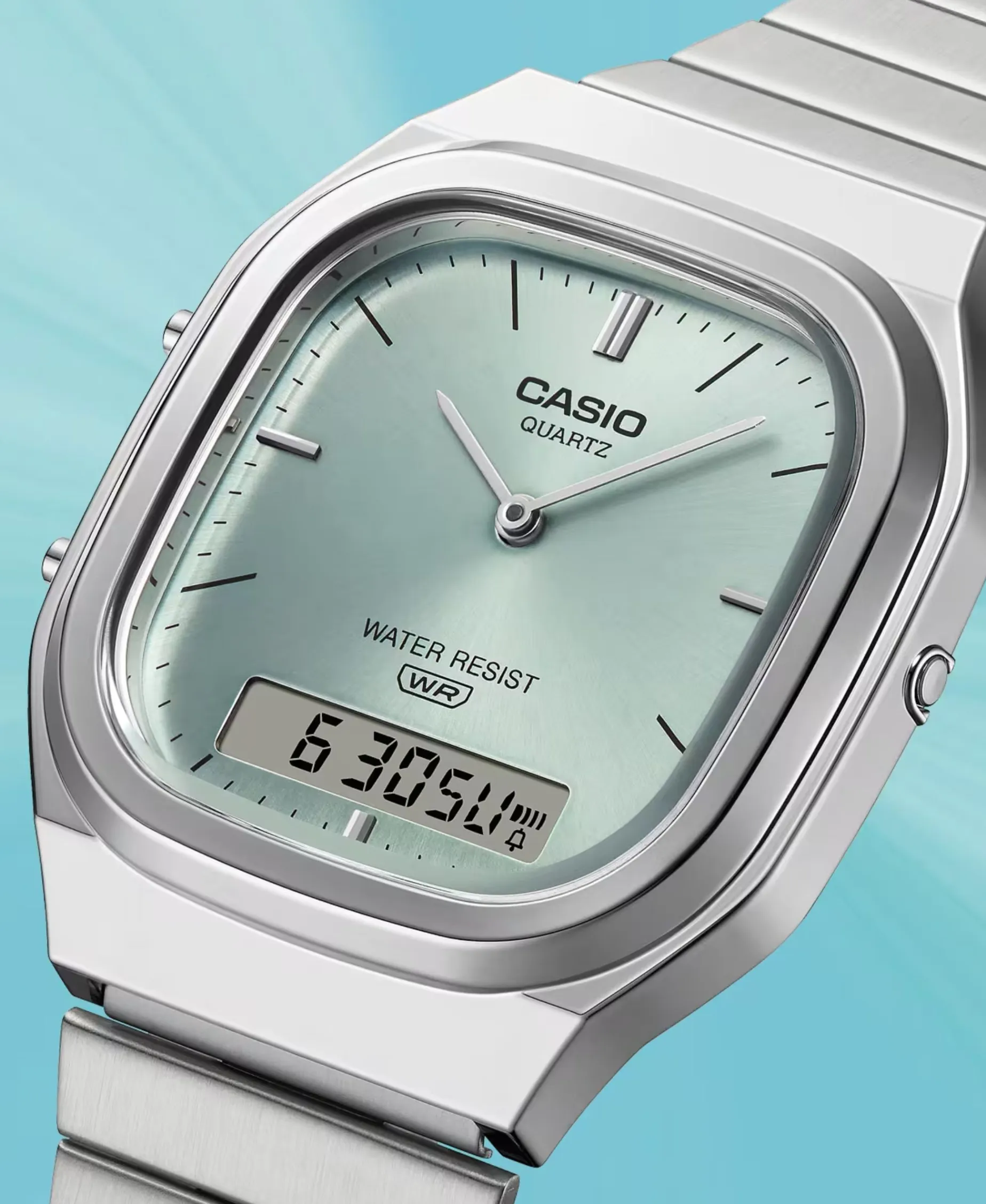 Casio Edgy Collection Analógico-Digital Azul Acero 35,8 mm | AQ-240E-2A