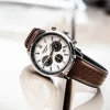 Casio Edifice Cronógrafo Plateado Correa de Piel 40,5 mm | EFR-575L-7A