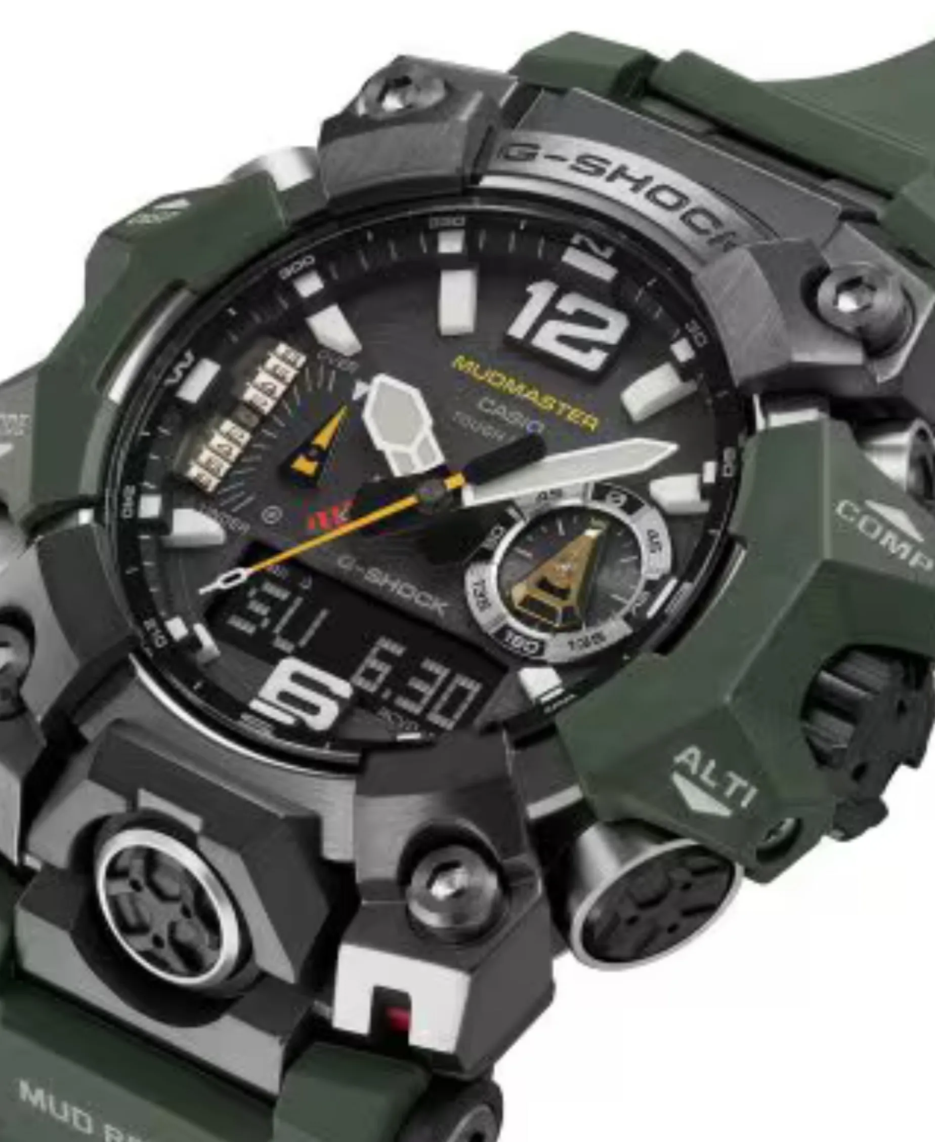 Casio G-SHOCK MUDMASTER Tough Solar Triple Sensor Negro Carbono/Resina 52,1 mm | GWG-B1000-3AER