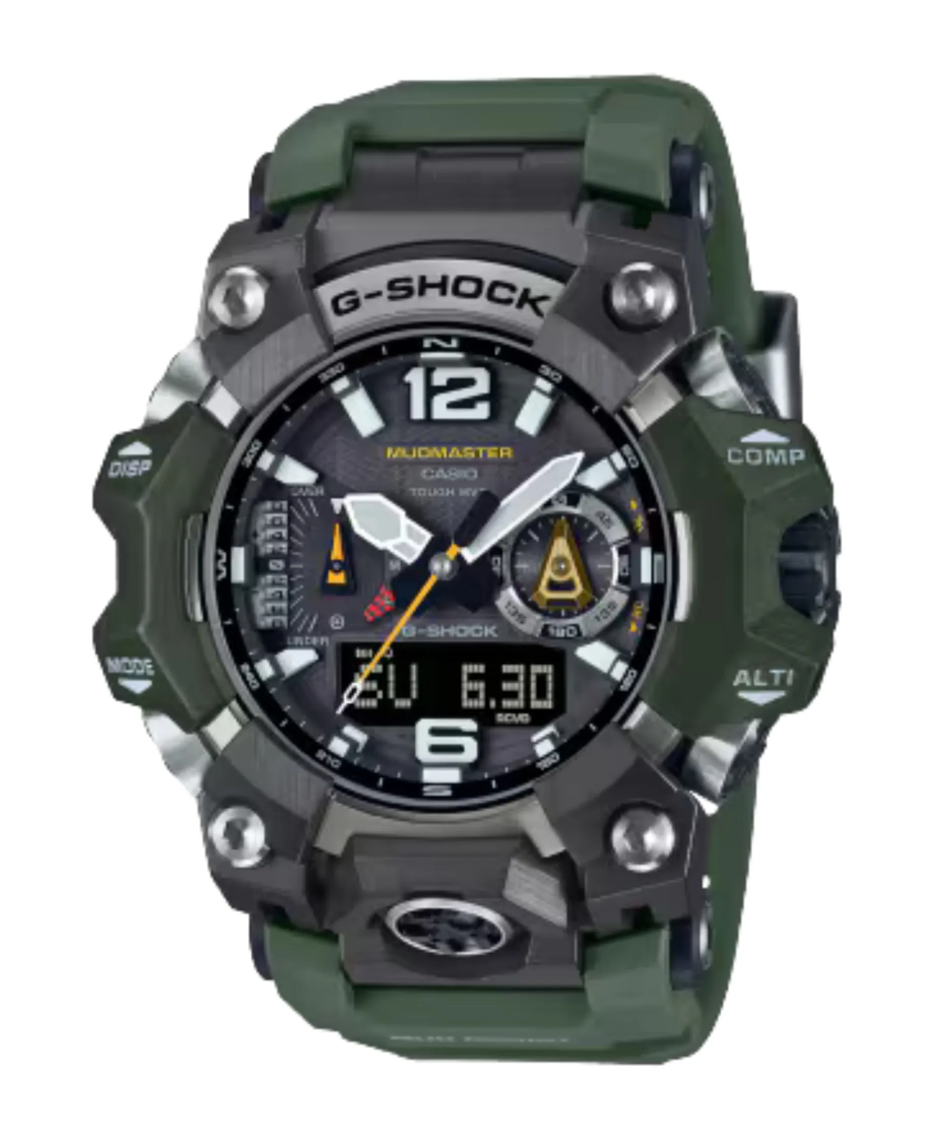 Casio G-SHOCK MUDMASTER Tough Solar Triple Sensor Negro Carbono/Resina 52,1 mm | GWG-B1000-3AER