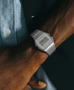 Casio Vintage Gris Acero 36.8 mm | A158WEM-7