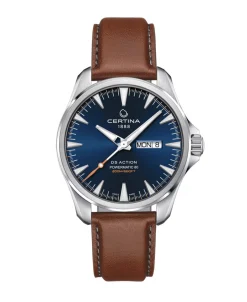Certina DS Action Day-Date Powermatic 80 Azul 41 mm | C0324301604100