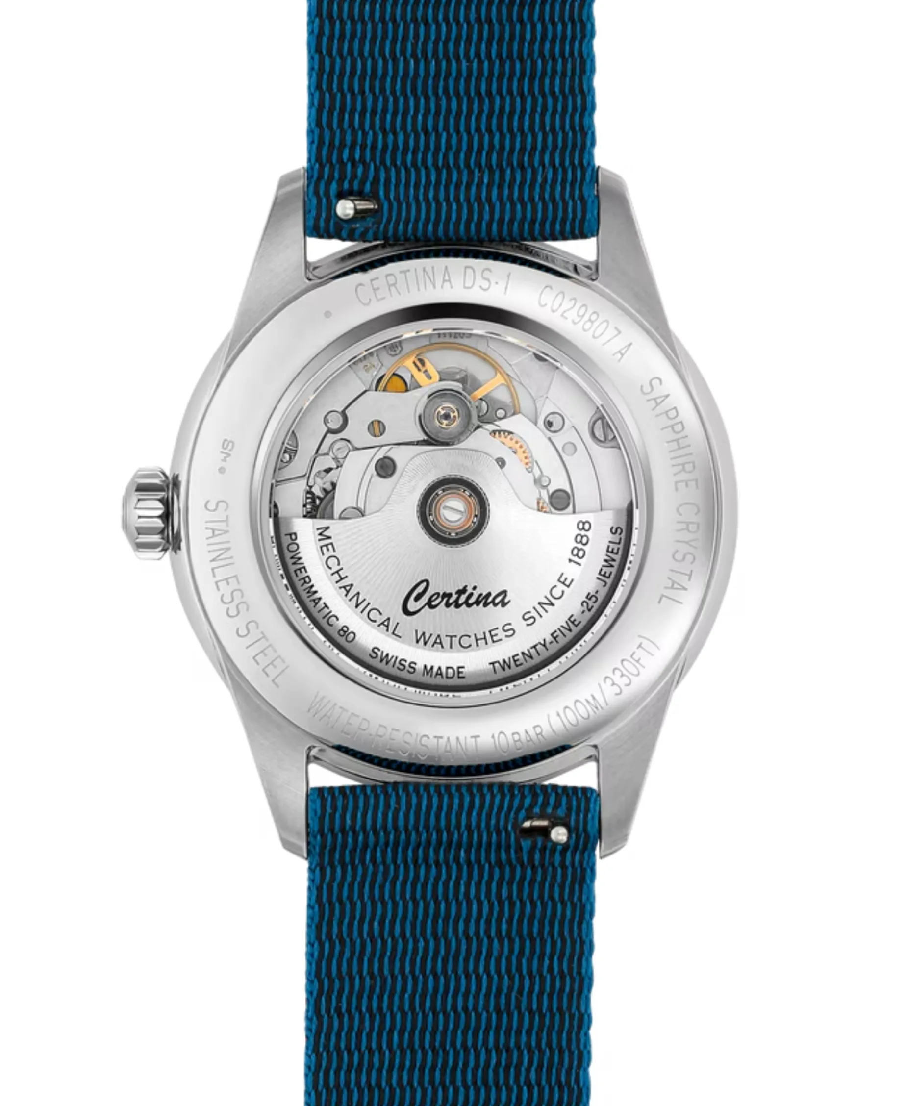Certina DS-1 Powermatic 80 Azul 40 mm | C0298071104102