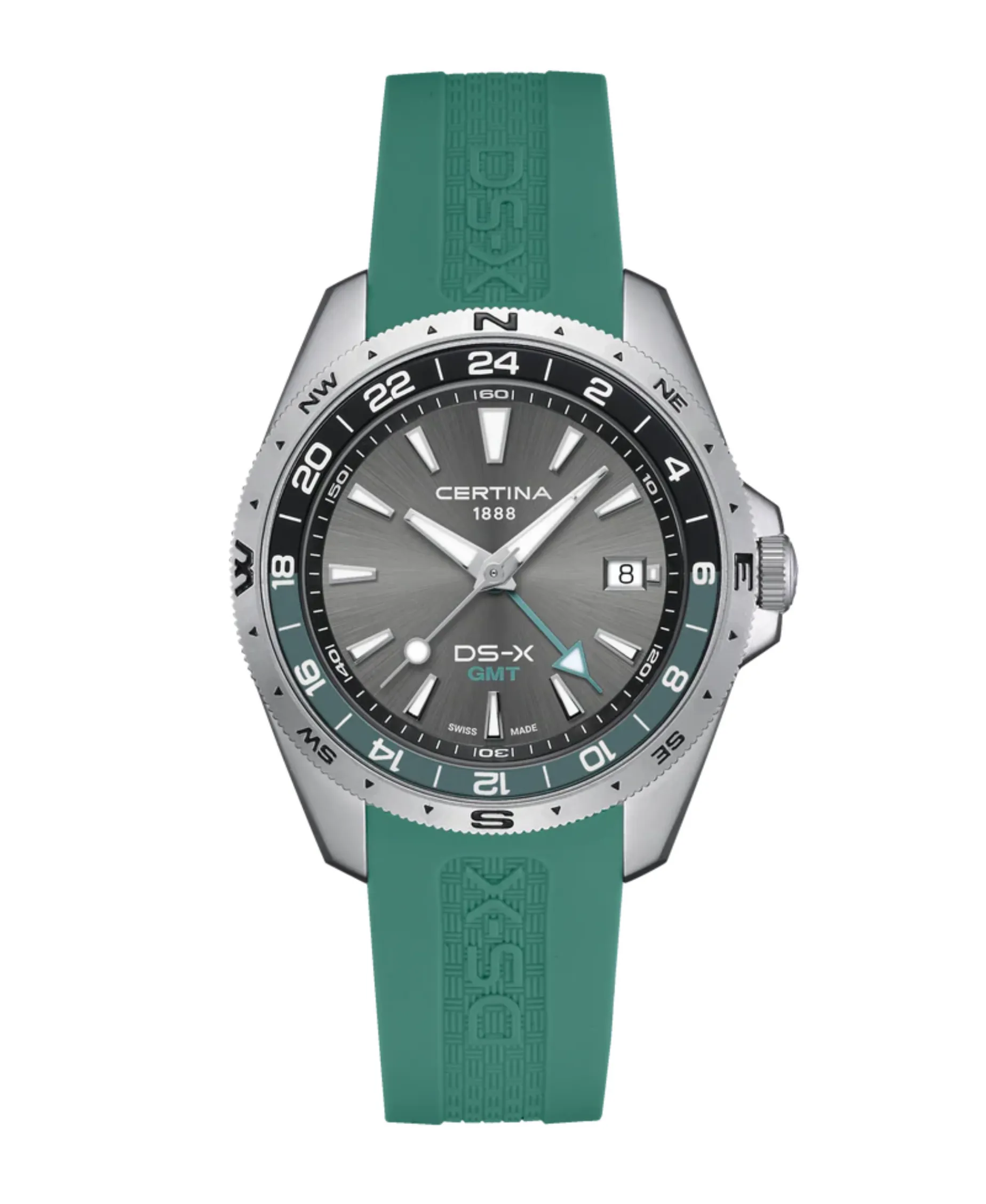 Certina DS-X GMT Gris 41,2 mm | C0474521708100