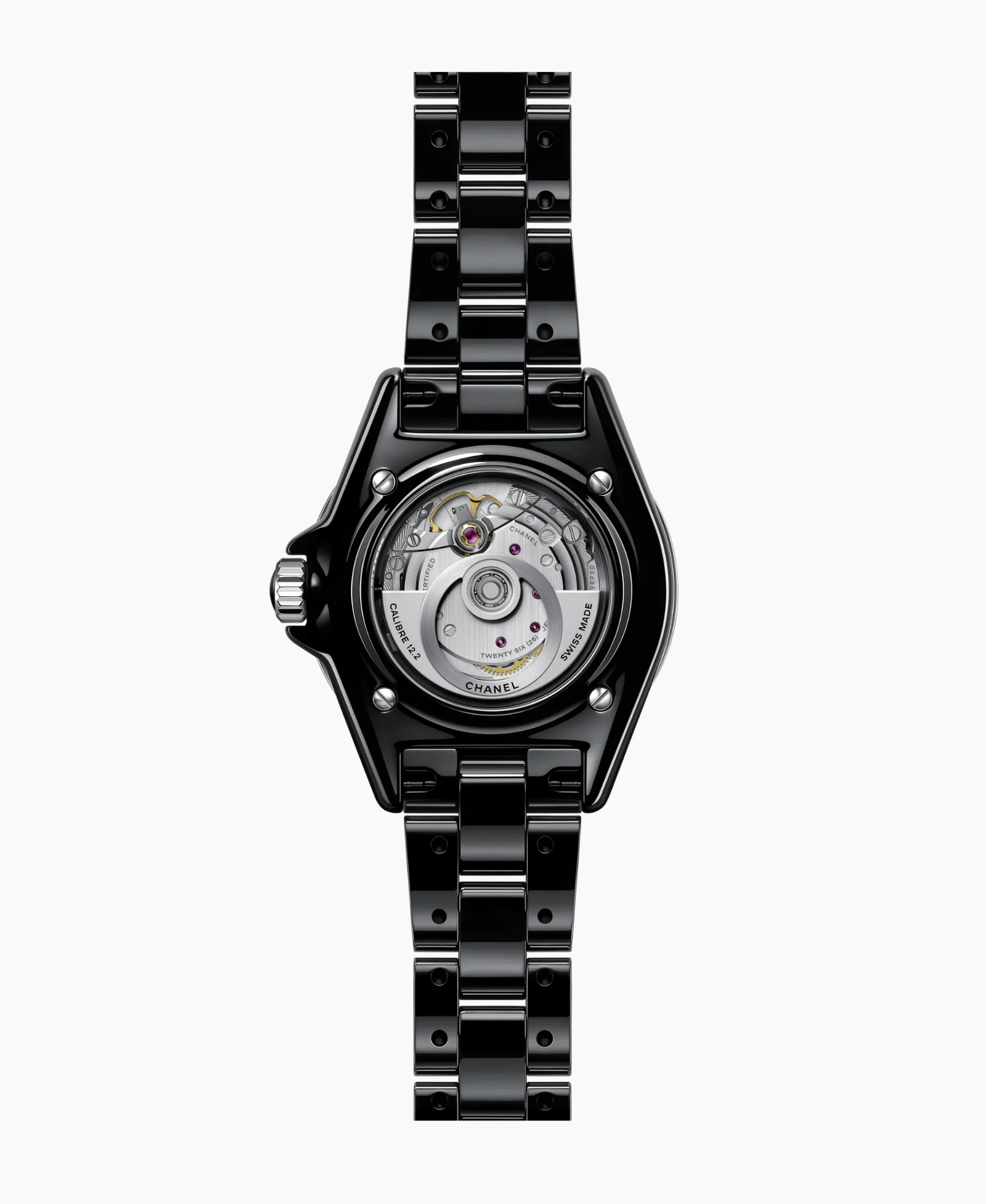 Chanel J12 Black Calibre 12.2 Cerámica Con Diamantes 33 mm | H9742