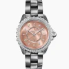 Chanel J12 Grey Cerámica Con Bisel De Diamantes 38 mm | H2564