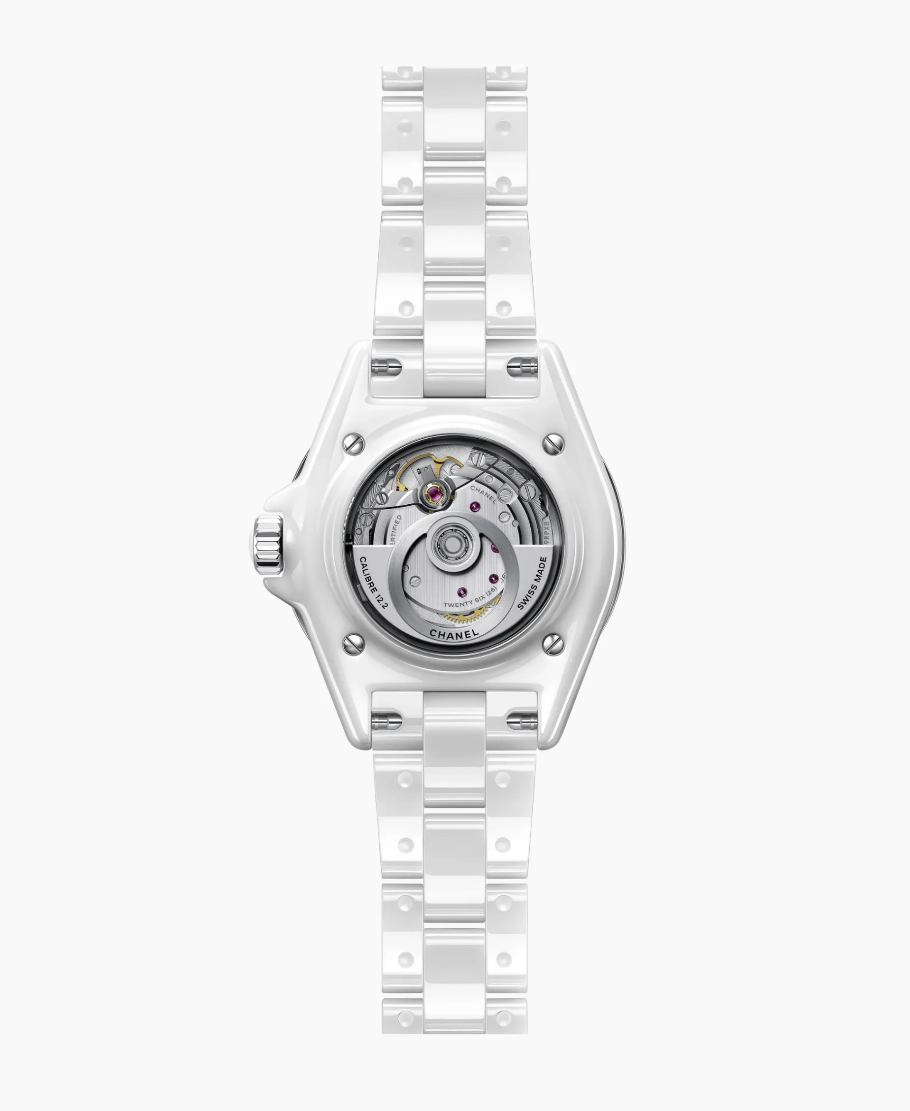 Chanel J12 White Calibre 12.2 Cerámica Con Diamantes 33 mm | H9741