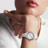 Chanel J12 White Cerámica Con Bisel De Diamantes 33 mm | H10473