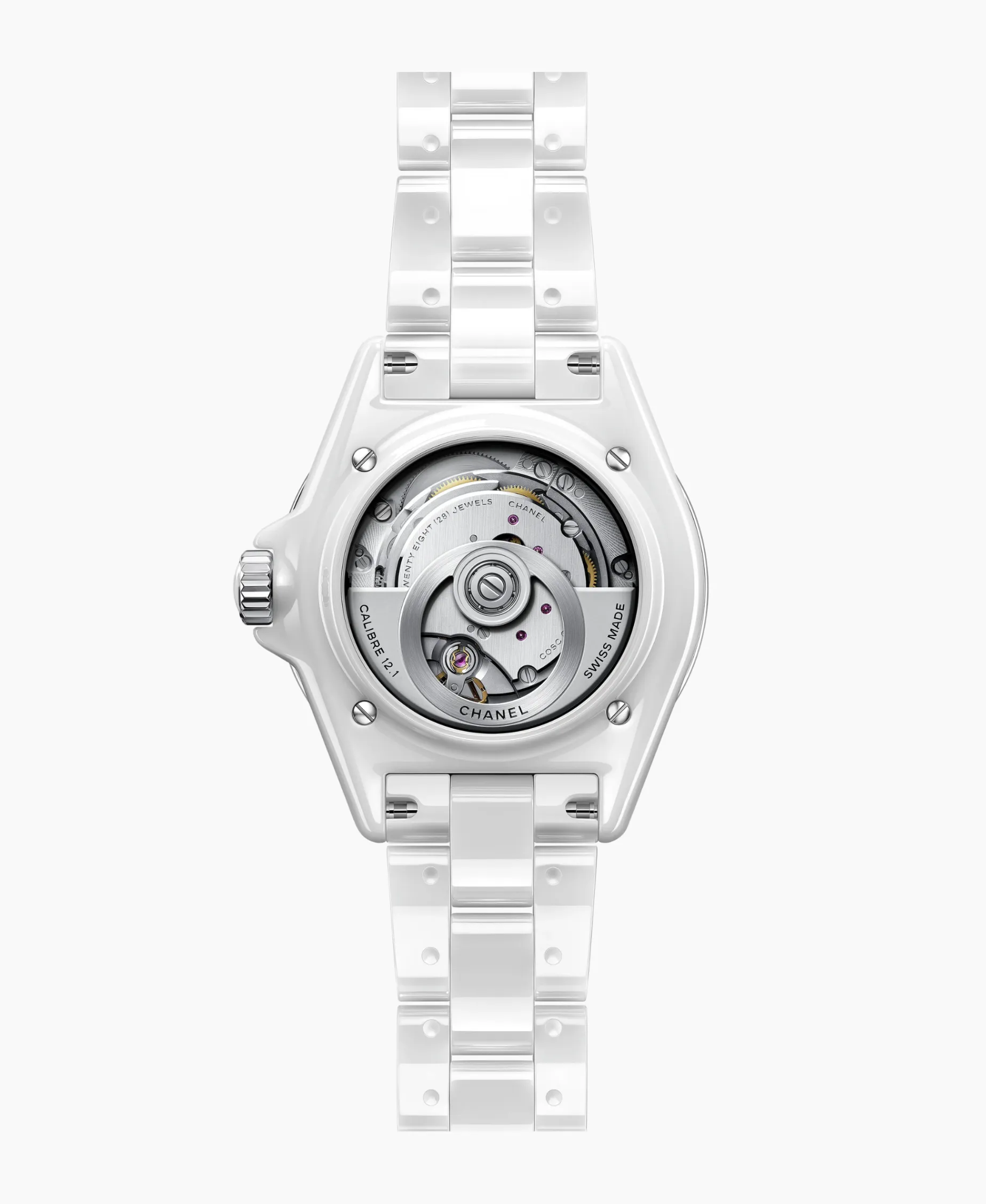 Chanel J12 White Cerámica Con Diamantes 38 mm | H5705