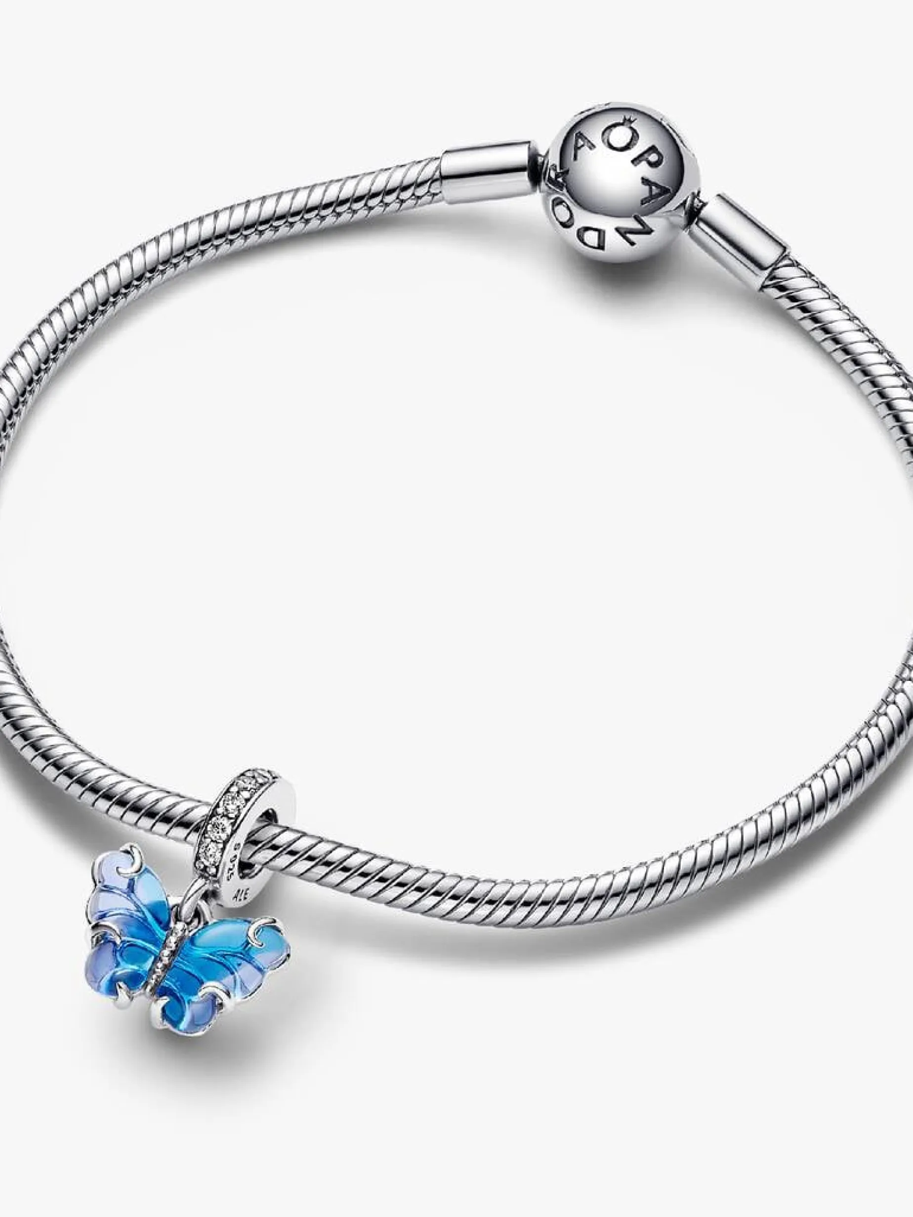 Charm Colgante Mariposa PANDORA Cristal de Murano Azul - 792698C01