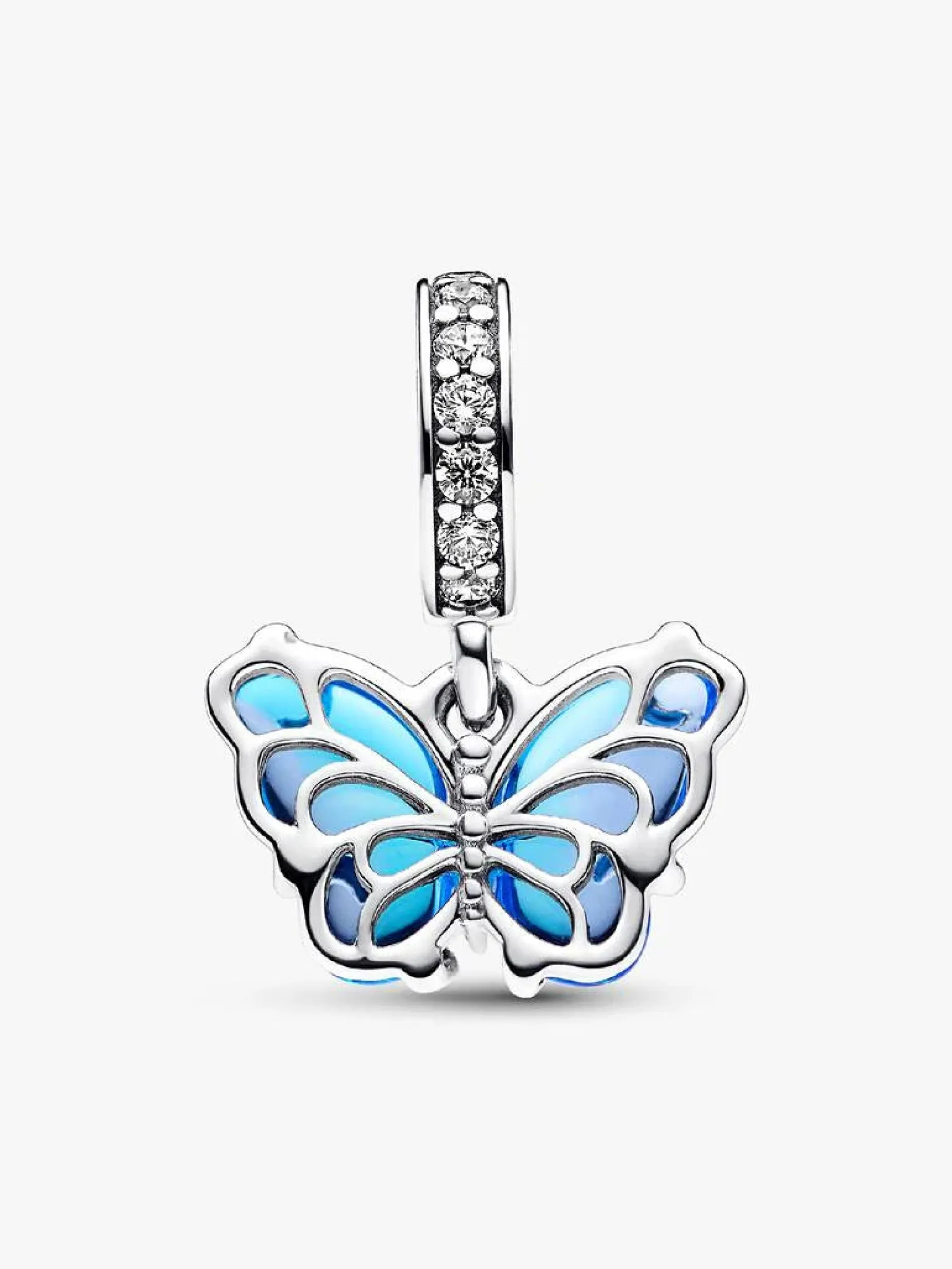 Charm Colgante Mariposa PANDORA Cristal de Murano Azul - 792698C01