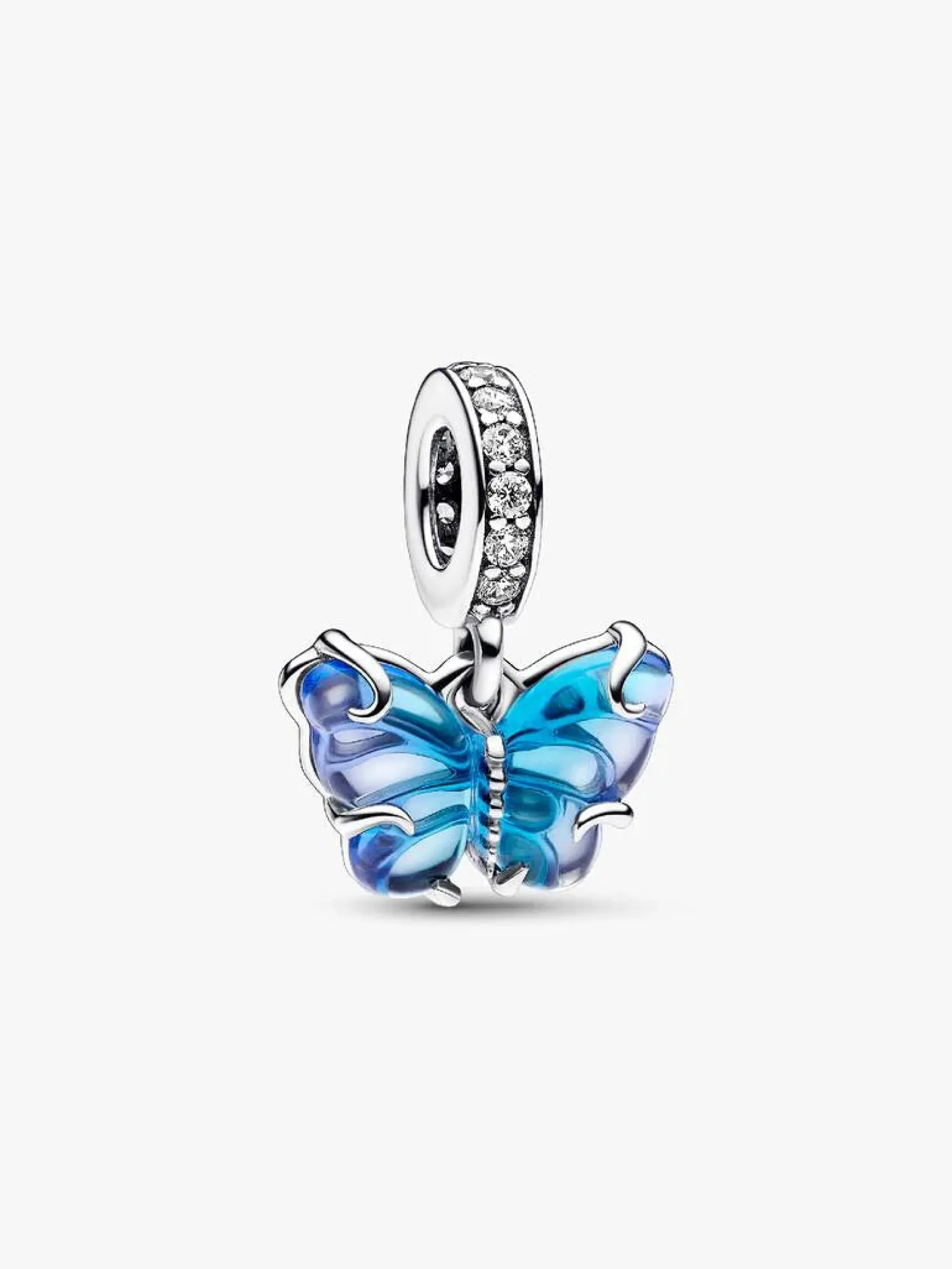 Charm Colgante Mariposa PANDORA Cristal de Murano Azul - 792698C01