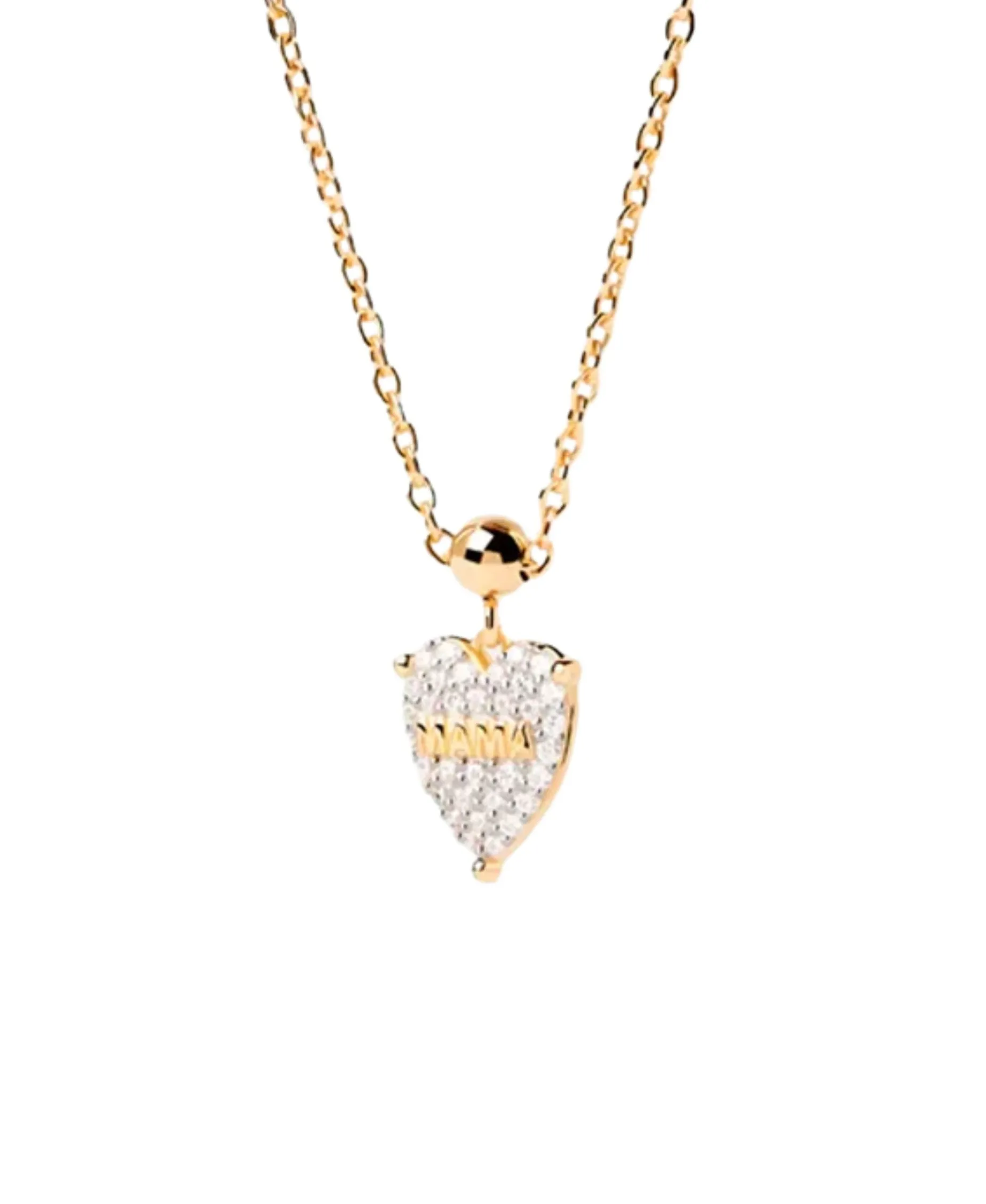 Charm Corazón Mama PDPAOLA Oro | CH01-076-U