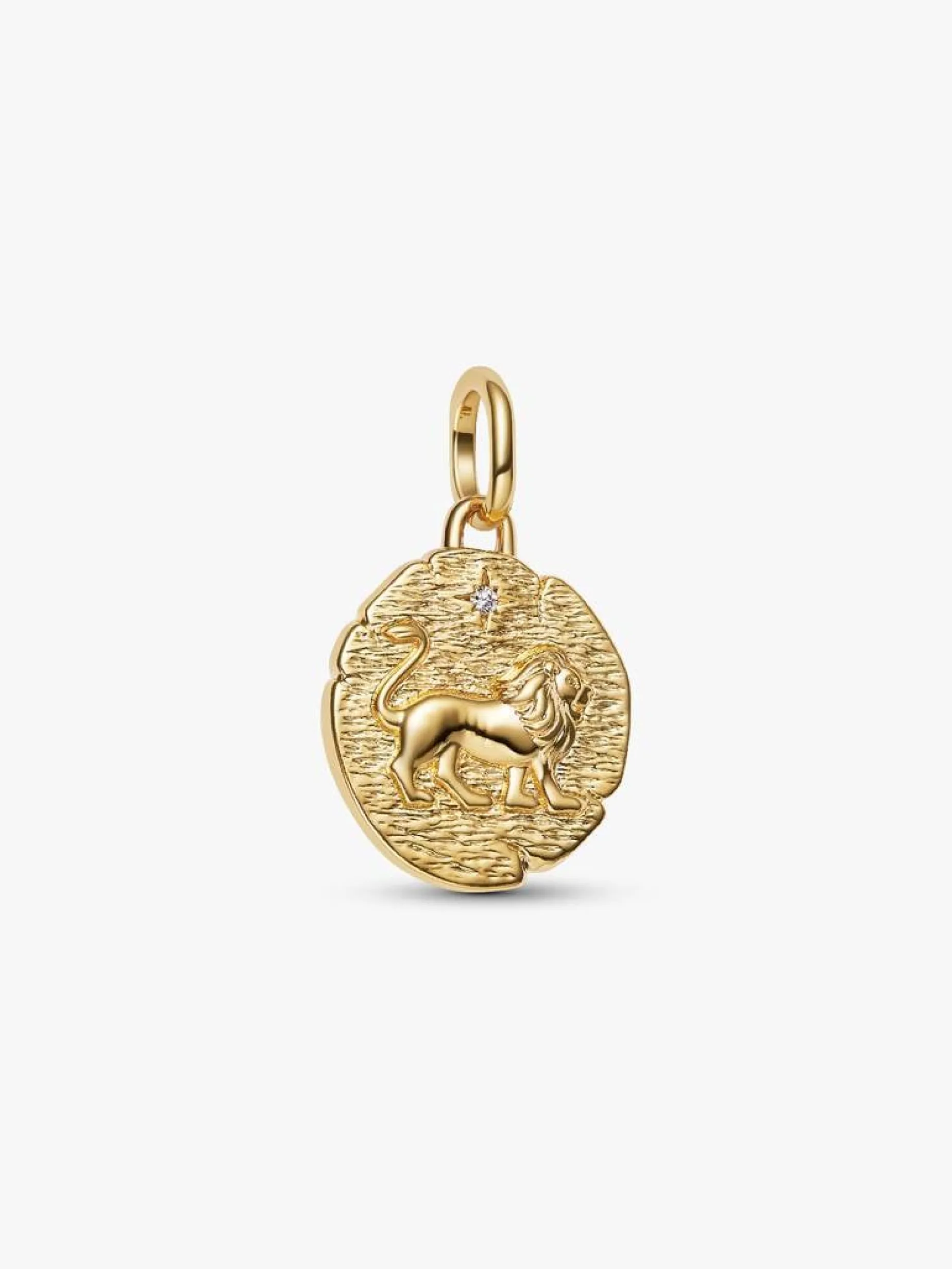 Charm Medallón León PANDORA Baño Oro - 763974C01