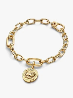 Charm Medallón León PANDORA Baño Oro - 763974C01