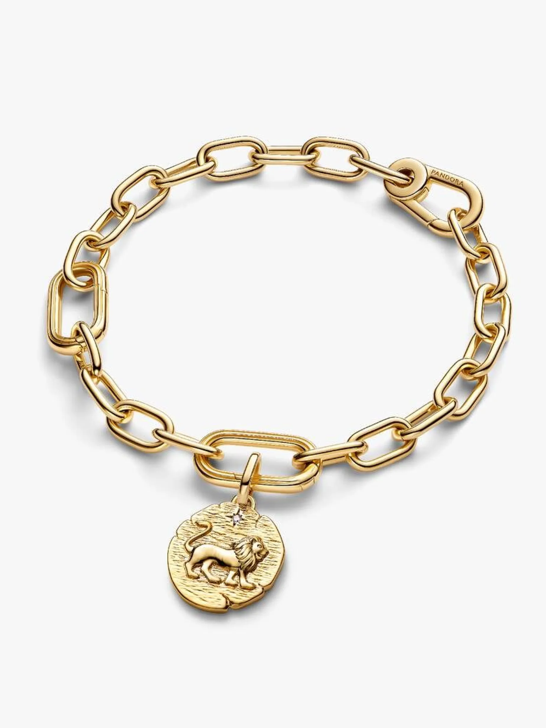 Charm Medallón León PANDORA Baño Oro - 763974C01