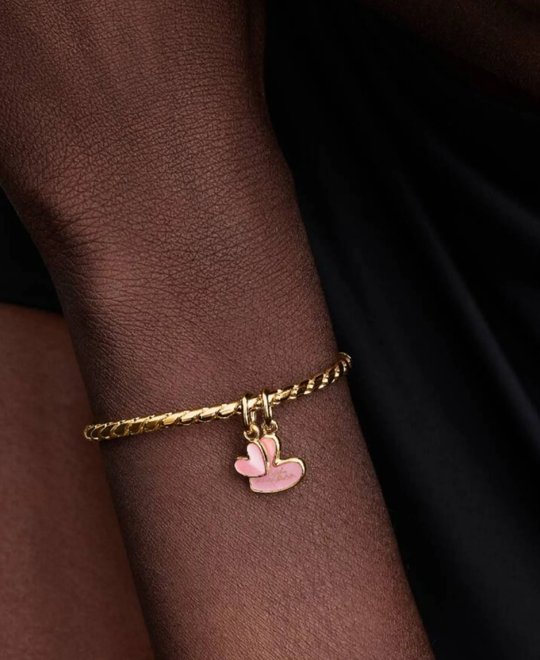 Charm Pandora Colgante Divisible Madre e Hija Rosa | 763766C01