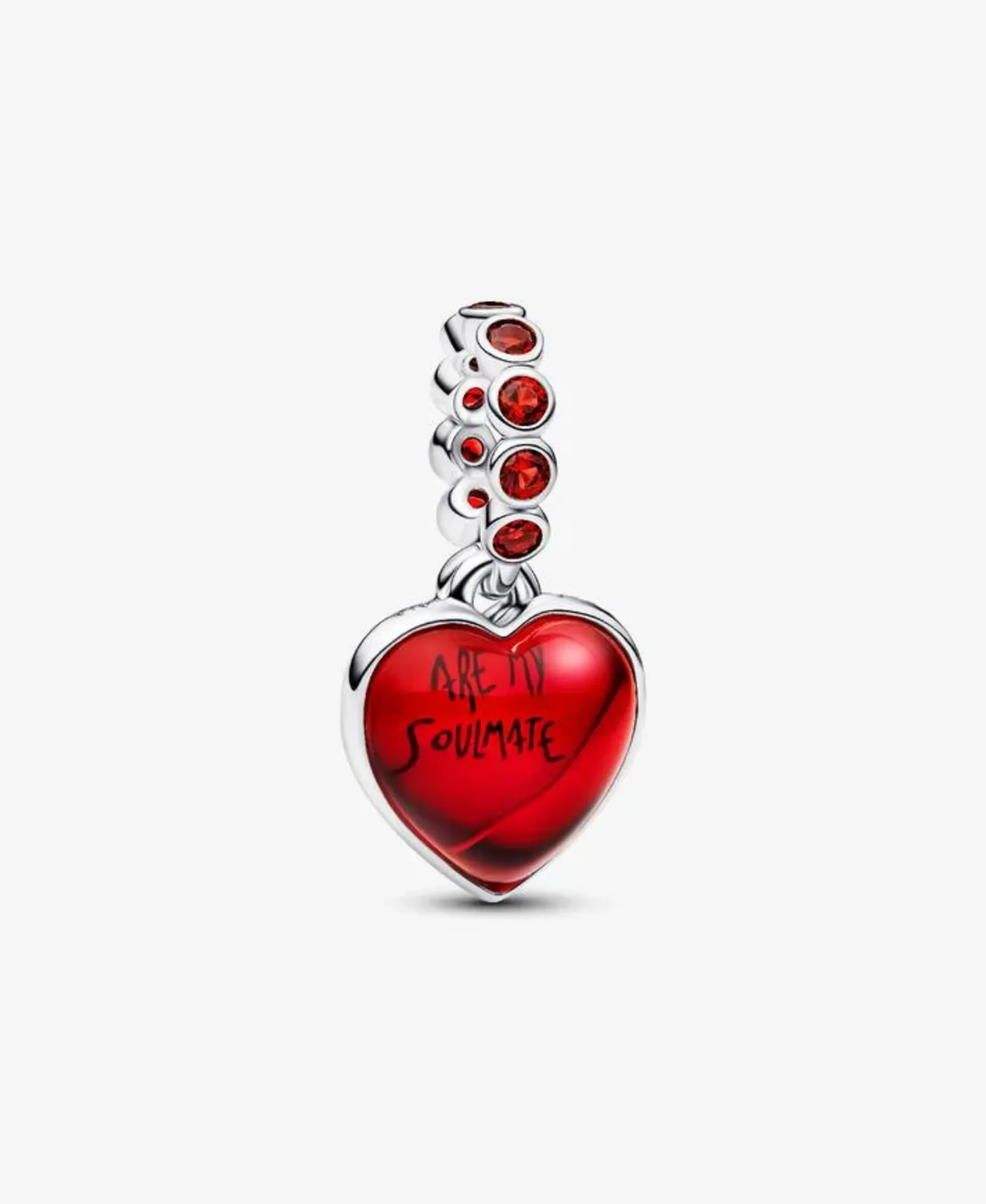 Charm Pandora Colgante Doble Corazón Cristal de Muran | 794429C01