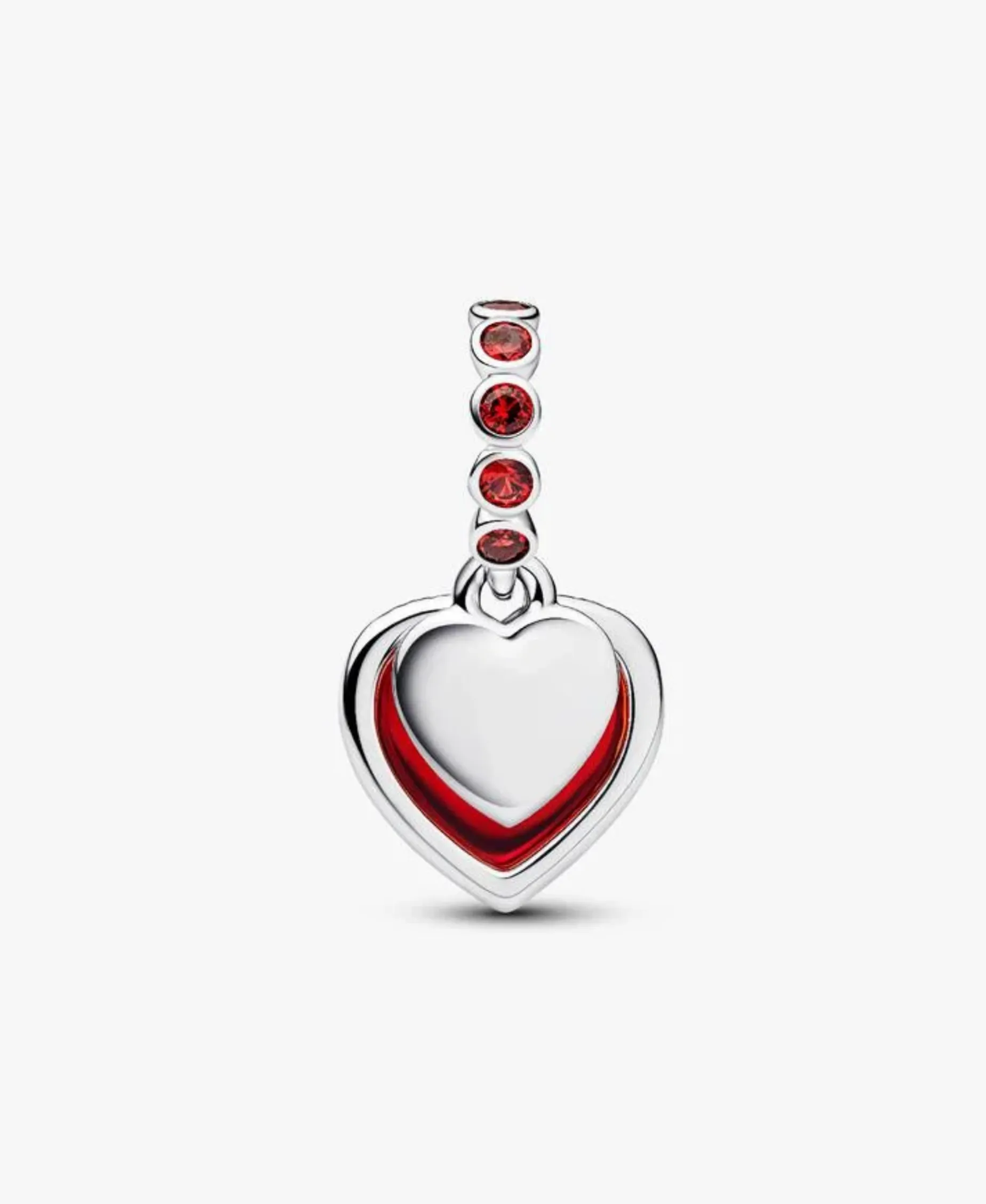 Charm Pandora Colgante Doble Corazón Cristal de Muran | 794429C01