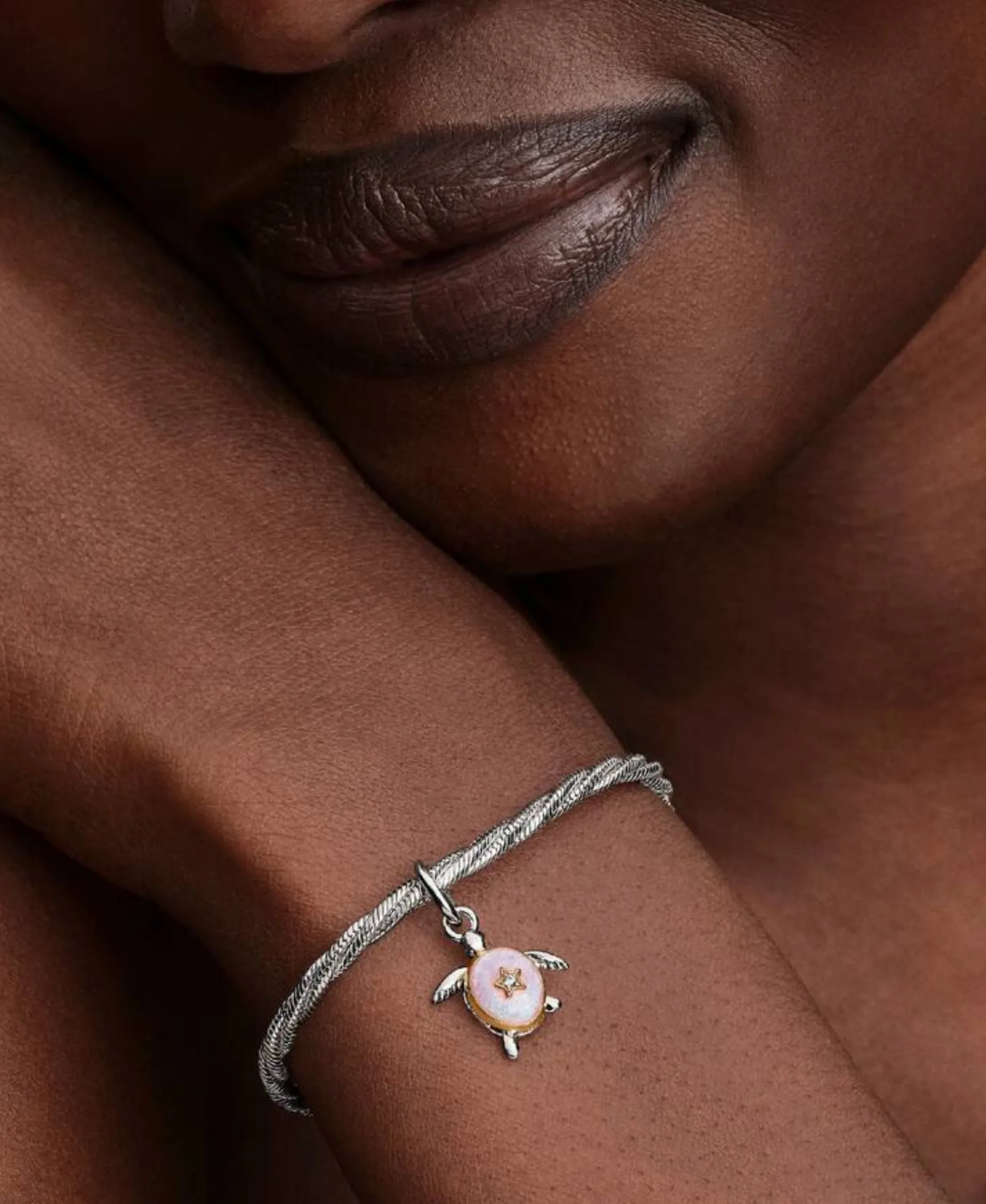 Charm Pandora Colgante Tortuga Marina Rosa | 764432C01