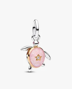 Charm Pandora Colgante Tortuga Marina Rosa | 764432C01