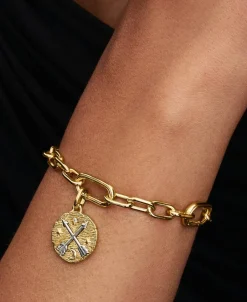 Charm Pandora ME medallón de flechas cruzadas | 764081C01