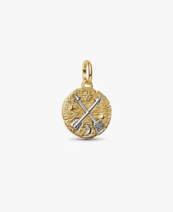 Charm Pandora ME medallón de flechas cruzadas | 764081C01