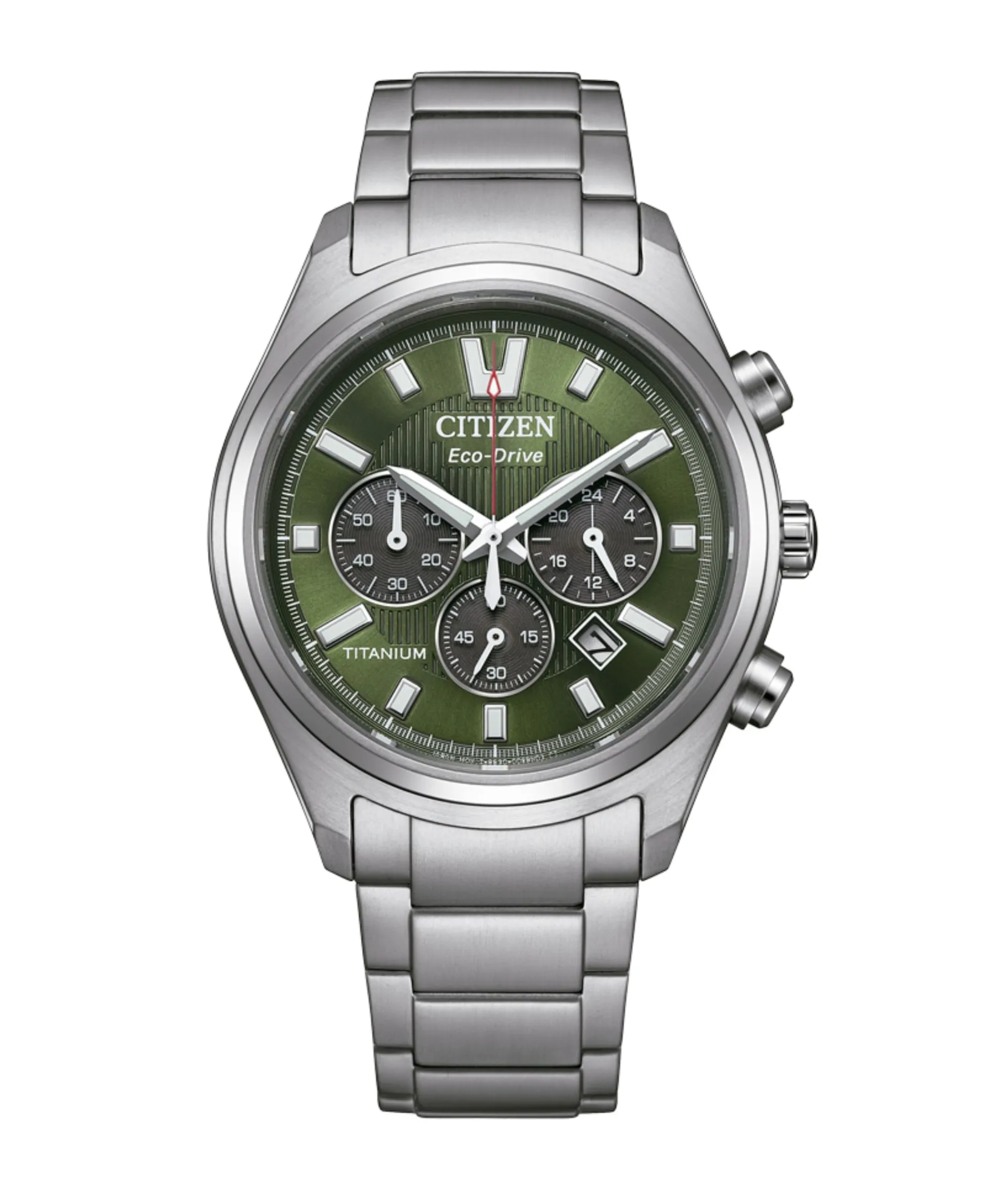 Citizen Chrono Super Titanium Eco-Drive Cronógrafo Verde 40 mm | CA4750-51X