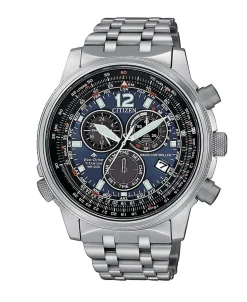 Citizen Crono Pilot Super Titanio Eco-Drive Radiocontrolado Azul 43,70 mm | CB5850-80L