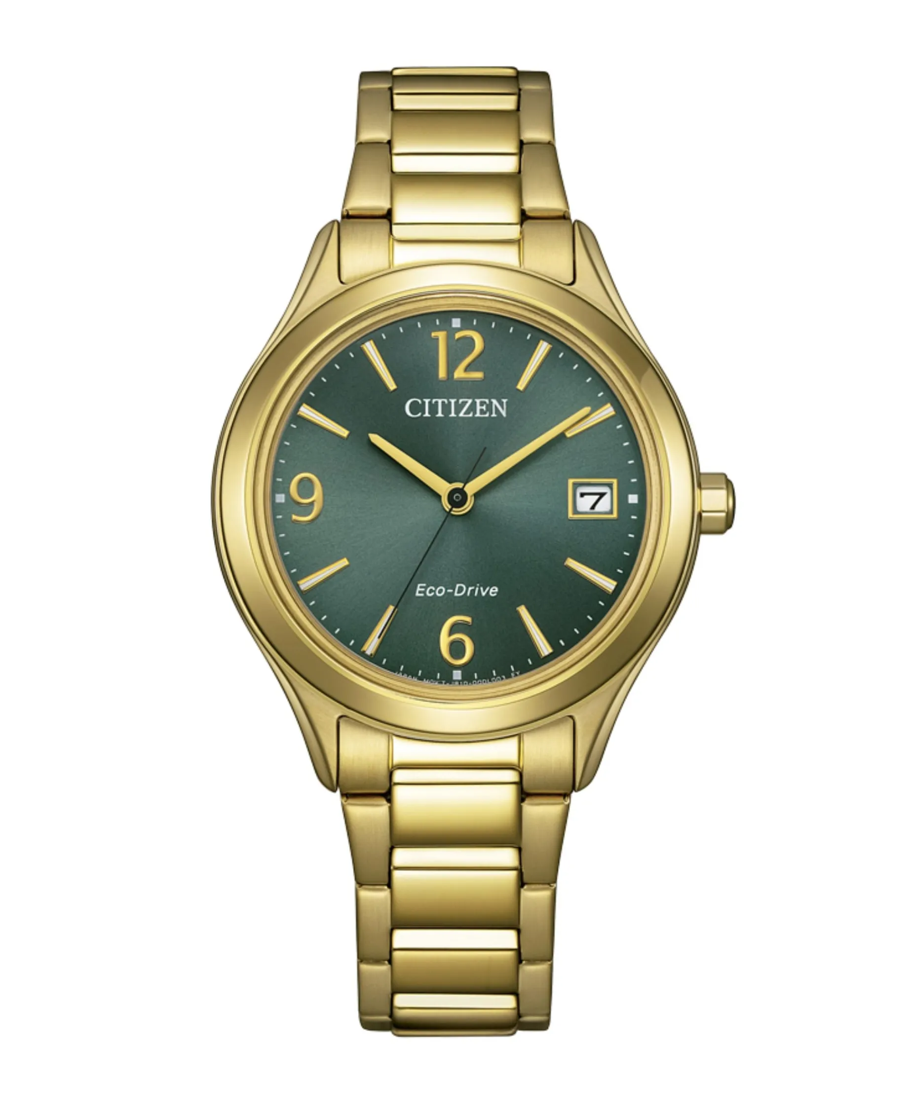 Citizen Of Collection Lady Sporty Dorado Esfera Verde 33,5 mm | FE6122-64X
