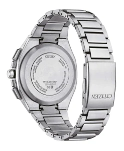 Citizen Satellite Wave Attesa Eco-Drive GPS Cronógrafo Negro Super Titanium 44 mm | CC4104-53E