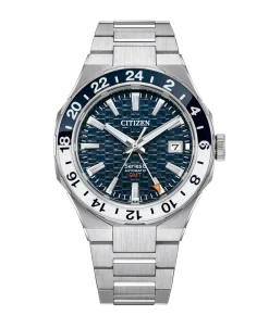 Citizen Series8 GMT Automático Negro Acero 41 mm | NB6034-58L