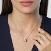 Colgante Bee de Chaumet M Oro Blanco 18K y Diamantes | 085422