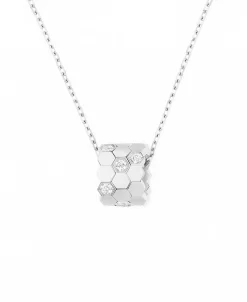 Colgante Bee de Chaumet S Oro Blanco 18K y Diamantes | 085158