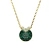 Colgante Bella V Swarovski Acabado Oro 18K Cristal Verde | 5735387