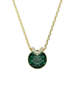 Colgante Bella V Swarovski Acabado Oro 18K Cristal Verde | 5735387