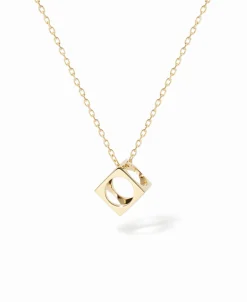 Colgante Cadena Le Pavé Dinh Van Modelo Pequeño en Oro Amarillo - 668101