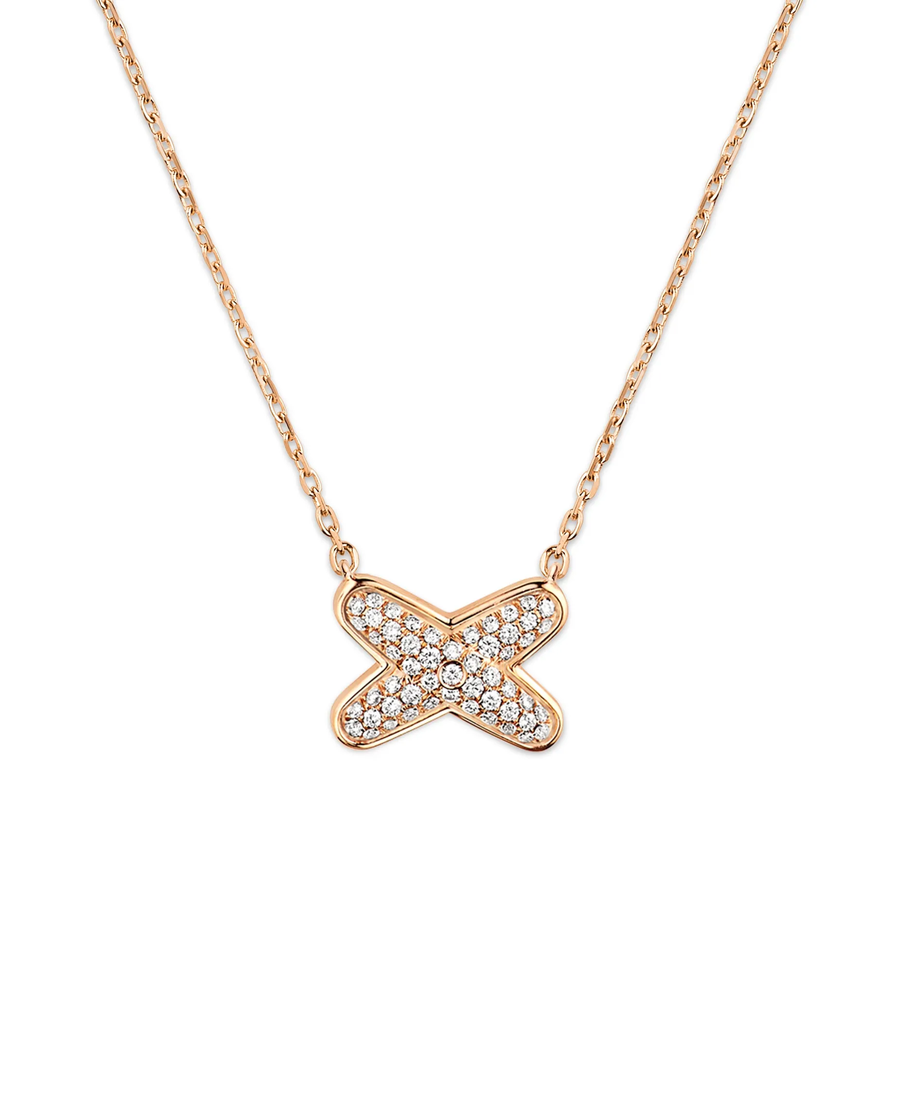 Colgante Chaumet Jeux de Liens Oro Rosa 18K Diamantes | 083221