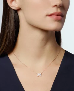 Colgante Chaumet Jeux de Liens Oro Rosa Nácar y Diamante | 082930