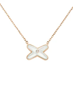 Colgante Chaumet Jeux de Liens Oro Rosa Nácar y Diamante | 082930