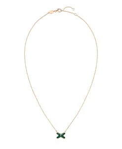 Colgante Chaumet Jeux de Liens Oro Rosa 18K y Malaquita | 083969